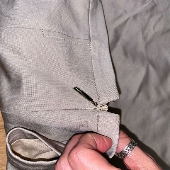 Carla Montanarini Beige Pencil Skirt Size IT 42 / US Medium - Picture 7 of 12